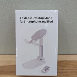 Foldable Desktop Stand for Smartphone or Tablet